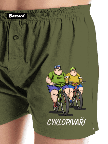 Cyklopivaři pánské trenky Khaki