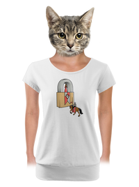 dámské tričko s lemem