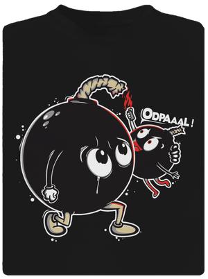 Bomby pánské sportovní tričko Black