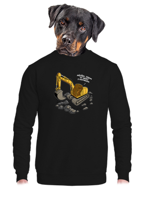 unisex mikina bez kapuce