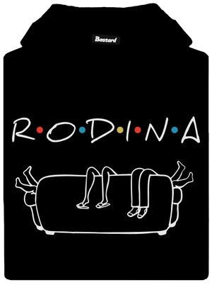 Rodina dámská mikina klokanka Black