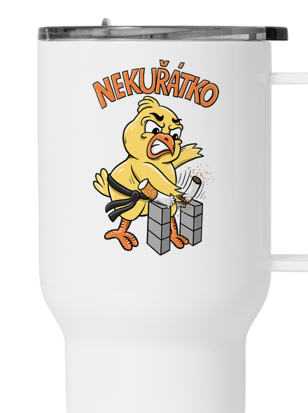 Nekuřátko termohrnek White