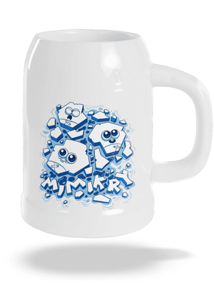 Ledové mimikry půllitr White