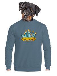 unisex mikina bez kapuce