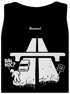 Dál nic dámské tílko klasické Black