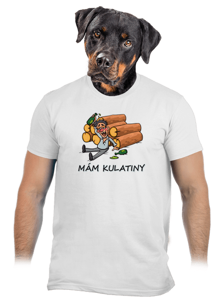 Mám kulatiny pánské tričko White