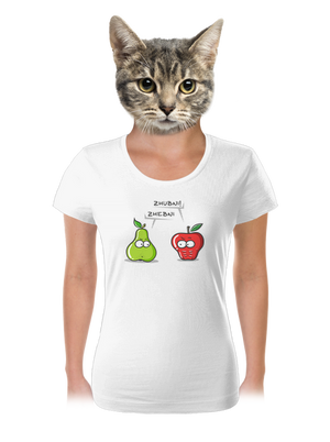 Zhubni! dámské tričko White