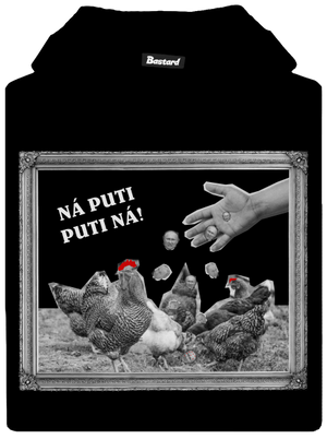 Ukrajina - Ná Puti Puti Ná dětská mikina klokanka Black