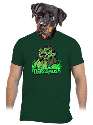 Orkasmus pánské tričko Bottle Green