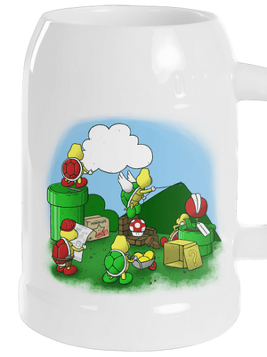 Jak se staví nový level? půllitr White