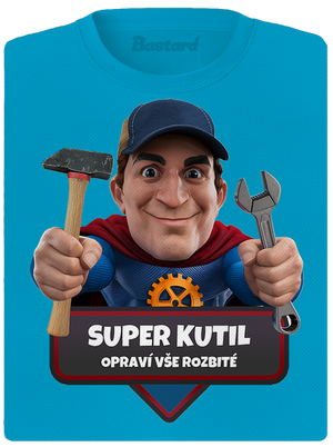 Super táta dámské sportovní tričko Blue Atol