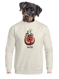 unisex mikina bez kapuce