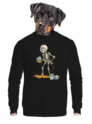 unisex mikina bez kapuce