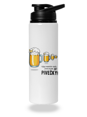 Pivečka lahev na vodu White