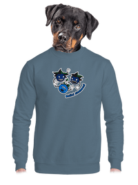 unisex mikina bez kapuce