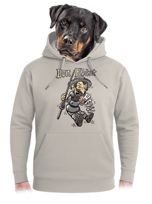 Don Kýchot unisex mikina premium Pastel Macchiato