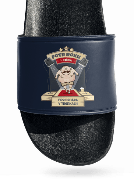 Fotr roku pantofle Navy