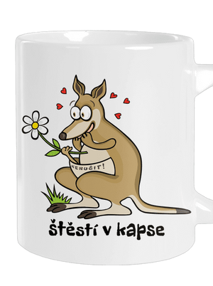 Štěstí v kapse velký hrnek White