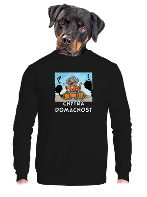 unisex mikina bez kapuce