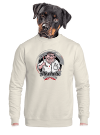 unisex mikina bez kapuce