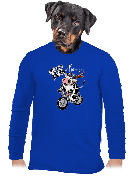 Tur de France pánské dlouhý rukáv Royal Blue