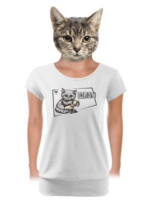 dámské tričko s lemem