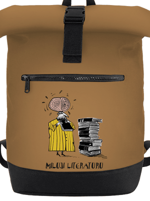 Miluji literaturu batoh Caramel