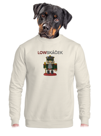 unisex mikina bez kapuce