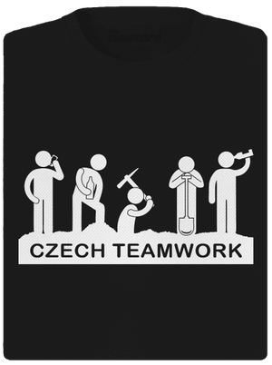 Czech Teamwork dámské sportovní tričko Black