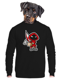 unisex mikina bez kapuce