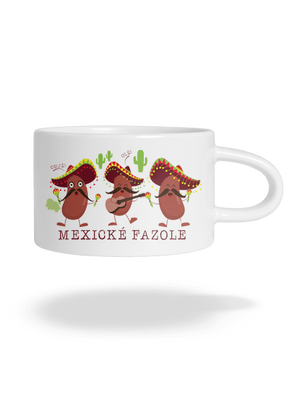 Mexická párty hrnek makronka White