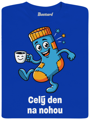 Na nohou pánské tričko Royal Blue