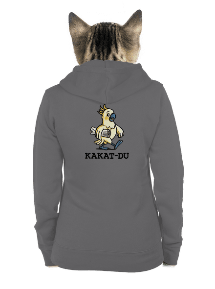 Kakat-du dámská mikina na zip Steel Gray