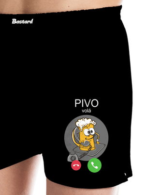 Pivo volá pánské trenky Black
