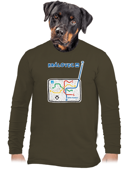 Metro Královec pánské dlouhý rukáv Urban Khaki