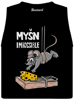 Myšn Impossible dámské tílko volné Black