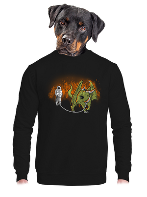 unisex mikina bez kapuce