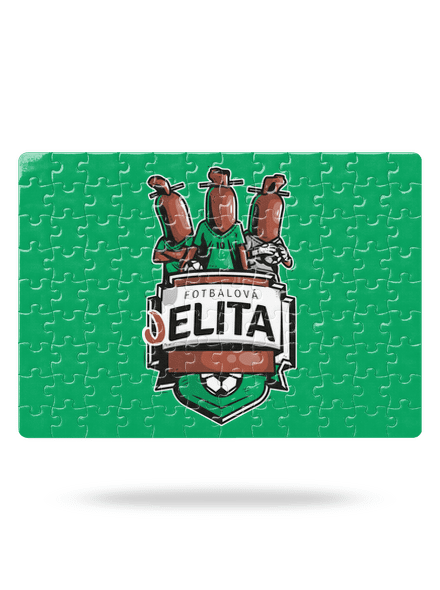 Fotbalová jelita puzzle White