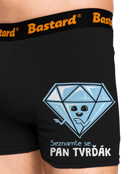 Tvrďák boxerky Black