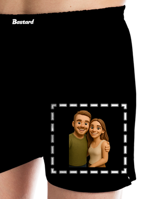 3D plastelína z vlastní fotky pánské trenky Black