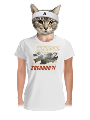 B18: Bába pod kořenem dámské sportovní tričko White