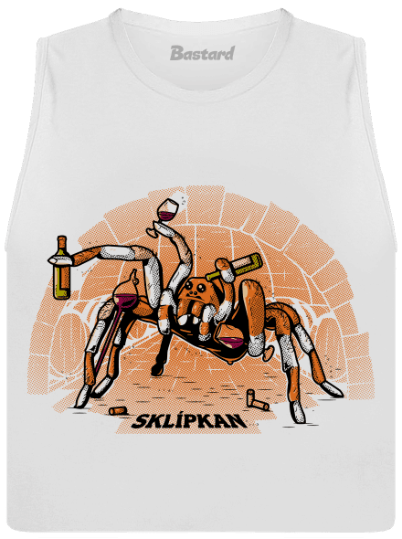 Sklípkan dámské tílko volné White