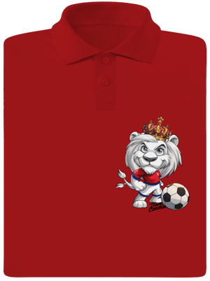 Fotbalový lev pánská polokošile Red Mal