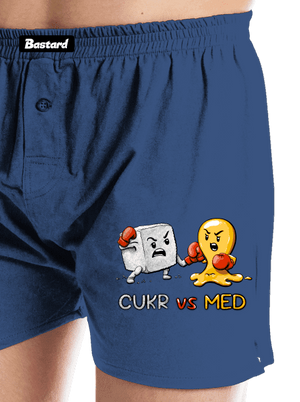 Cukr vs. med pánské trenky Blue