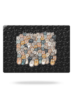 Najdi čerta puzzle White