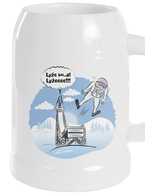 Lyže půllitr White