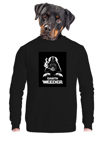 Darth Weeder unisex mikina bez kapuce Black