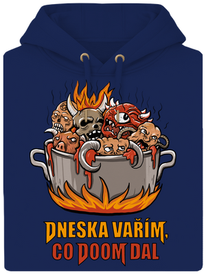 Co Doom dal unisex mikina premium Navy