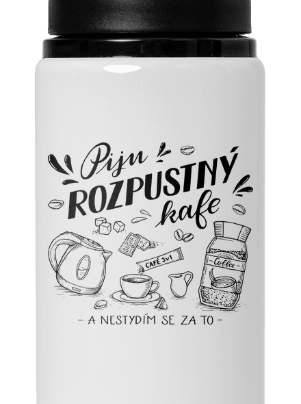 B12: Piju rozpustný lahev na vodu White