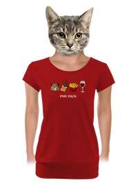 dámské tričko s lemem